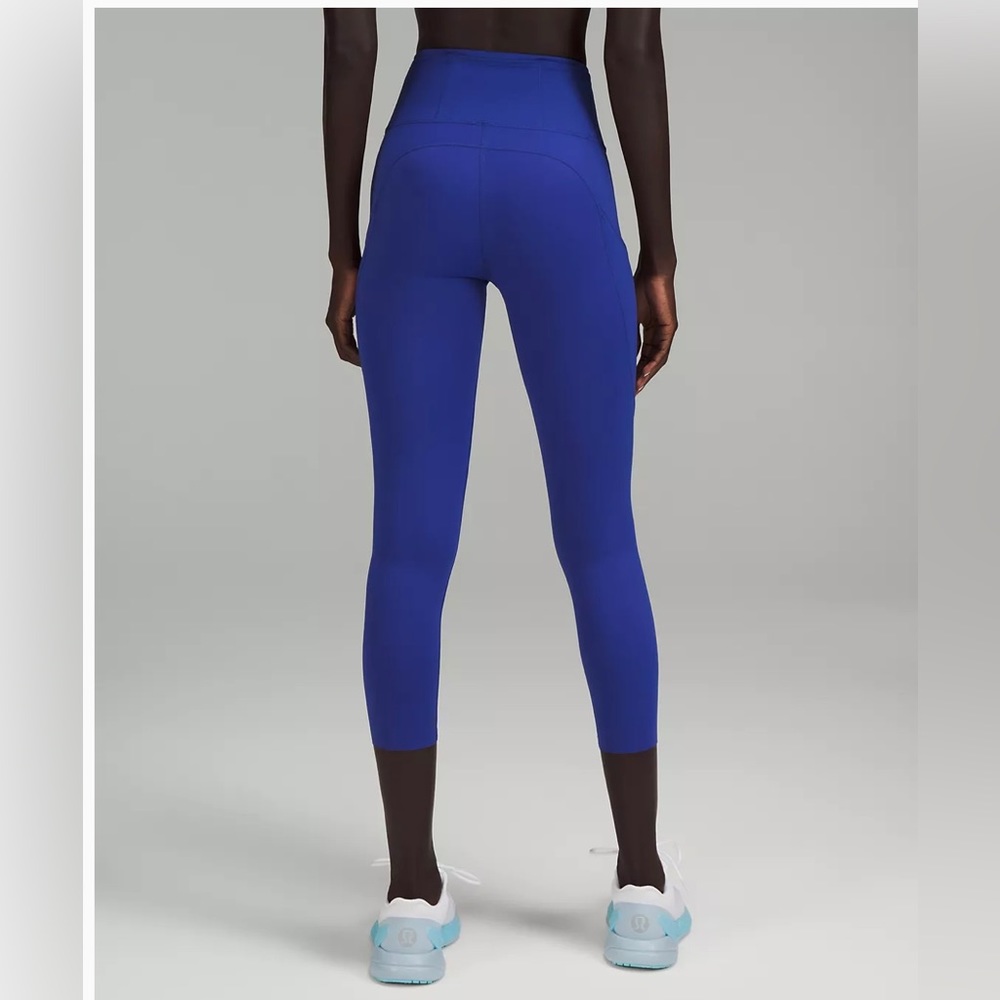 Fast and Free High-Rise Crop 23" - SIZE 4 - BLUE